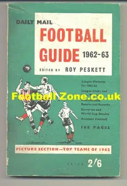 Daily Mail Football Guide Book 1962 - 1963