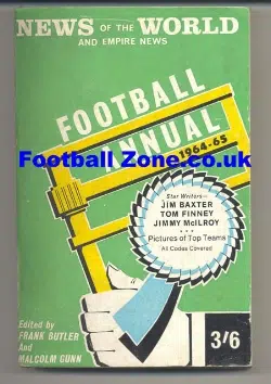 News Of The World Football Annual 1964 - 1965
