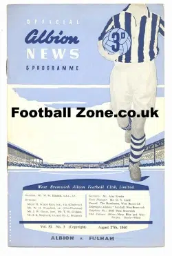 West Bromwich Albion v Fulham 1960