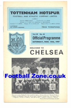 Tottenham Hotspur v Chelsea 1967