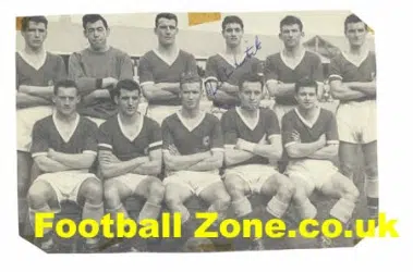 Leicester City Frank McLintock Old Football Autograph 1962
