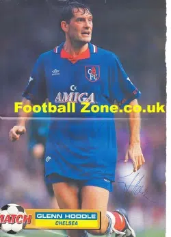 Chelsea Glen Hoddle Old Football Autograph