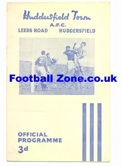 Huddersfield Town v Burnley 1954