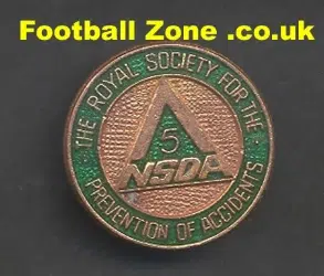 Royal Society For The Prevention Of Accident Badge 1950's