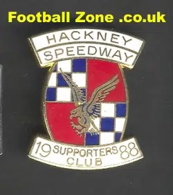 Hackney Speedway Badge 1988