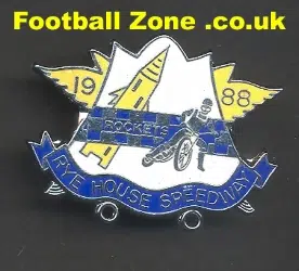 Rye House Speedway Badge 1988
