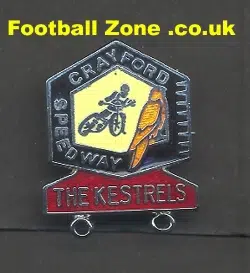 Crayford Speedway Badge Kestrels