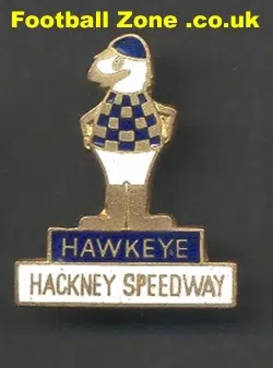 Hackney Speedway Badge Hawkeye