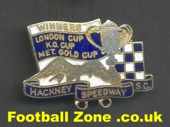 Hackney Speedway Badge London Gold Cup