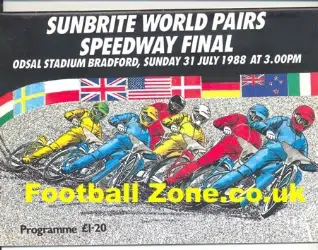 World Speedway Pairs World Final 1988