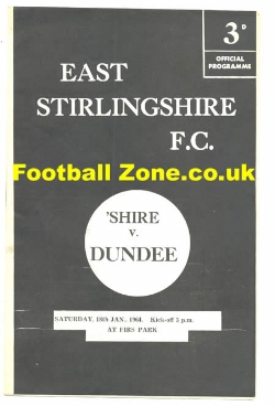 East Stirlingshire v Dundee 1964