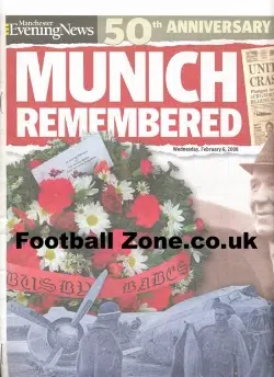 Manchester United Munich Tribute Paper - The MEN