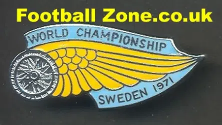 World Championship 1971 Speedway Badge Sweden