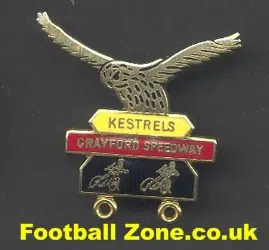 Crayford Kestrels Speedway Badge