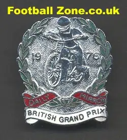 British Grand Prix Speedway Badge 1976