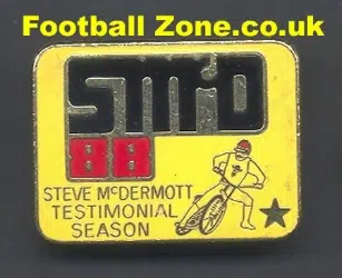 Steve McDermott Testimonial Speedway Badge
