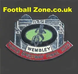 World Speedway Final 1975 Speedway Badge