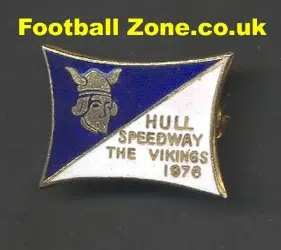 Hull Speedway Badge 1976