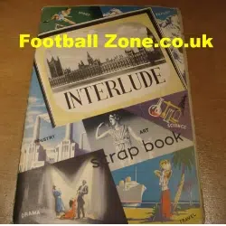 Large Old Football Scrap Book All Teams Are Covered