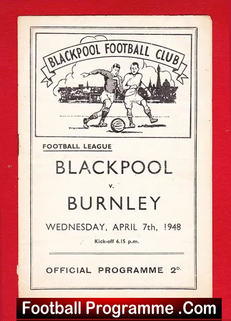 Blackpool v Burnley 1948