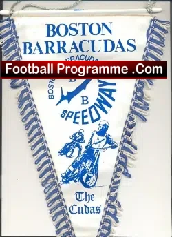 Boston Baracudas Speedway Pennant