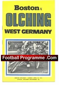 Boston Speedway v West Germany 1972