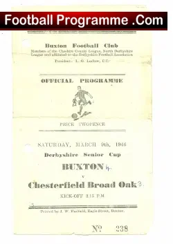 Buxton v Chesterfield Broad Oak 1946