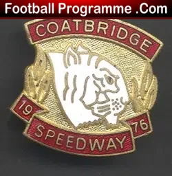 Coatbridge Tigers Speedway Badge 1976