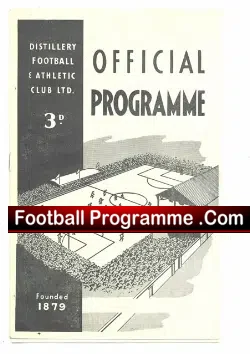 Distillery v Portadown 1955