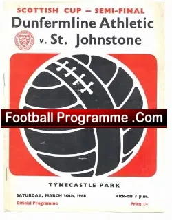 Dunfermline Athletic v St Johnstone 1968 – Semi Final Tynecastle