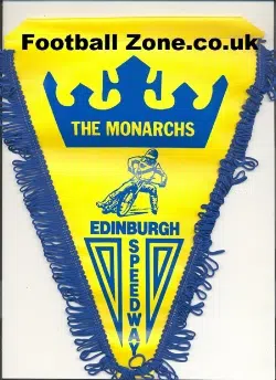 Edinburgh Monarchs Speedway Pennant - sports memorabilia