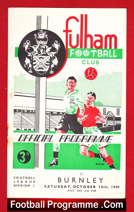 Fulham v Burnley 1949