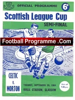 Glasgow Celtic v Greenock Morton 1964 – League Cup Semi Final
