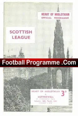 Heart Of Midlothian v Motherwell 1965