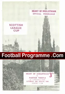 Heart Of Midlothian v Partick Thistle 1964