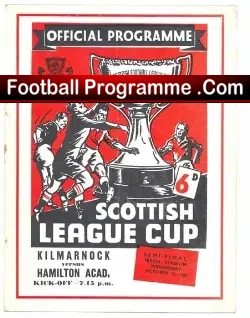 Kilmarnock v Hamilton Academical 1960 – League Semi Final Ibrox
