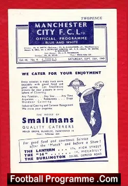 Manchester City v Fulham 1949