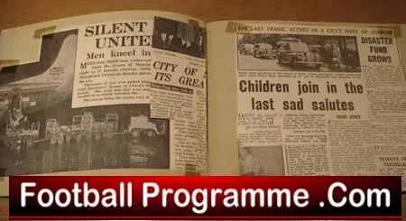 Manchester United Old Scrap Book Munich Disaster 1957 - 1958