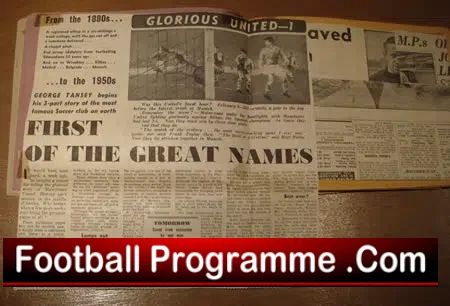 Manchester United Old Scrap Book Munich Disaster 1957 - 1958