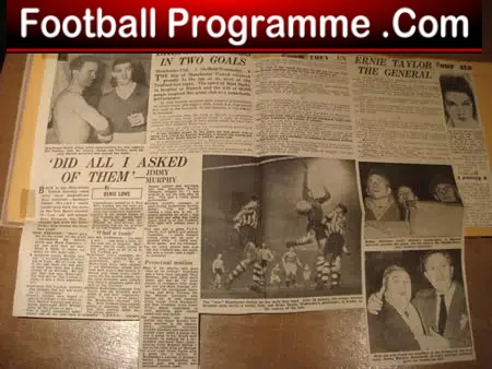 Manchester United Old Scrap Book Munich Disaster 1957 - 1958