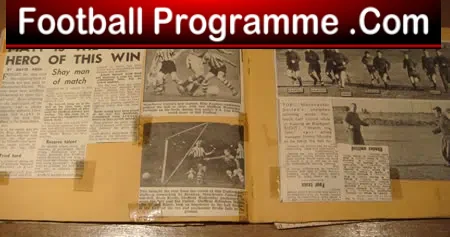 Manchester United Old Scrap Book Munich Disaster 1957 - 1958