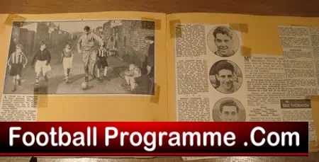 Manchester United Old Scrap Book Munich Disaster 1957 - 1958