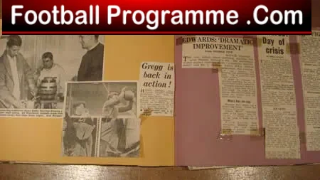 Manchester United Old Scrap Book Munich Disaster 1957 - 1958