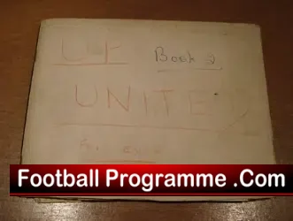 Manchester United Old Scrap Book Munich Disaster 1957 - 1958 - football memorabilia