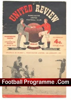 Manchester United v Athletico Bilbao 1957 – Manie Road