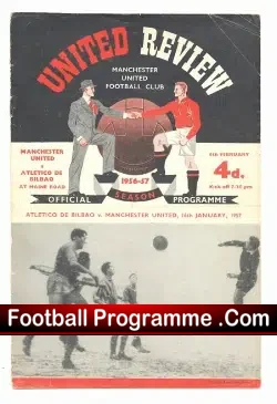 Manchester United v Athletico Bilbao 1957 – European Cup