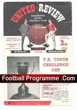 Manchester United v Morecambe 1959 – Youth Cup 14 – 0