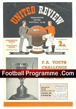 Manchester United v Newcastle United 1958 – Youth Cup