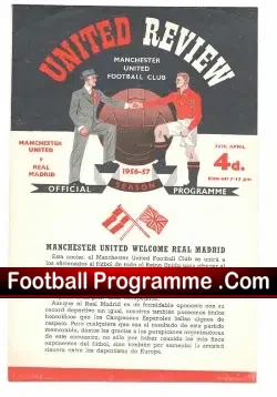 Manchester United v Real Madrid 1957 – Semi Final 1st at Man Utd