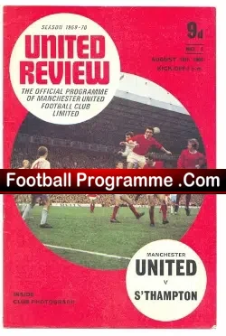 Manchester United v Southampton 1969 – Bill Foulkes Last